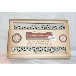 LED SOCCER String Lights Battery Operated 20 Feet Mini - Timer Decoration